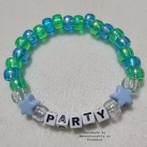 Handmade bracelet "party" 🎉 beaded kandi